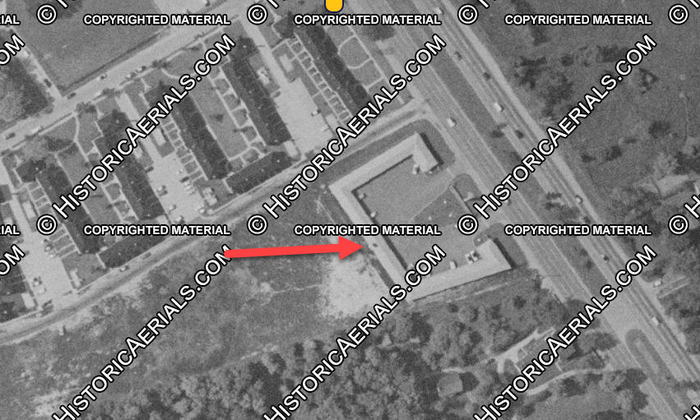 Ritz Motel - 1957 Aerial Photo (newer photo)